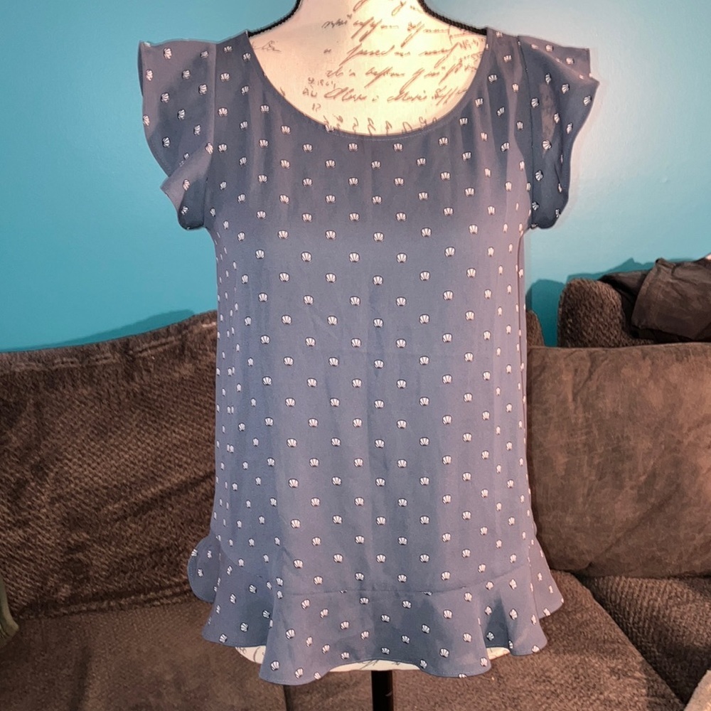 🎉4 for $20 Loft Ruffled Blouse, XS